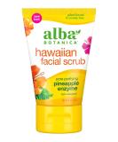 Alba Botanica Hawaiian Facial Scrub - Pineapple Enzyme 4 oz | Natural Exfoliator - Buy Online on SooperMarket.com