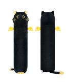 Mewaii 51in Long Moon Eye Black Cat Plush Pillow - Cute Stuffed Animal Toy for Kids - Buy Online on SooperMarket.com