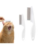 Blmhtwo 2-Piece Flea Comb for Cats & Dogs - Professional Fine-Toothed Pet Care Comb for Flea Tick and Stain Removal - Buy Online on SooperMarket.com