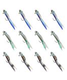 YZD Silverside Minnow Crappie Jig 12pcs - 3Color Mix | Fishing Lures for Crappie | Premium Quality - Buy Online on SooperMarket.com