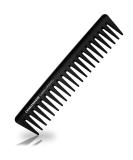 Charlemagne styling comb men - break -resistant premium coarse -gig carbon comb men - for hair & beard - 19cm rough toothing antistatic styling hair comb rough hair styling men curls comb - Buy Online on SooperMarket.com