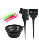 7-Piece Hair Color Dye Set - Salon Tool Combo with Bowls Brushes & Clips for DIY Hair Dyeing - Buy Online on SooperMarket.com