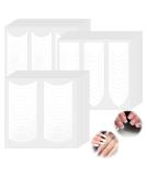 40 Sheets Self-Adhesive French Manicure Nail Stickers - DIY Nail Art Tips & Guides for Perfect French Tips - Buy Online on SooperMarket.com