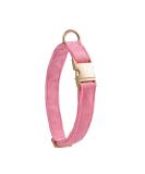 YUDOTE Ultra-Soft Cotton Dog Collar for Large Dogs with Sensitive Skin - Pink L (1 Pack) | Ideal for Comfort & Style - Buy Online on SooperMarket.com