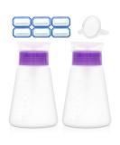 2 Pack Acetone Lockable Alcohol Pump Dispensers 180ml - Easy One-Touch Dispensing for Nail Polish, Makeup Remover, Toner - Empty Bottles - Buy Online on SooperMarket.com