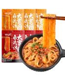 Sichuan Hotpot Wide Noodles Chinese DaKuanFen Hot and Spicy Noodle Instant Powder Hotpot Soup Japchae&Korean Dish Sweet Potato Starch Glass Noodles (Red Oil Flavor 3bag) Red Oil Flavor 3bag - Buy Online on SooperMarket.com