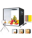16x16 Photo Light Box for Product Photography - Quick Install, Professional Studio with Dimmable Lights and 12 Color Backgrounds - Buy Online on SooperMarket.com