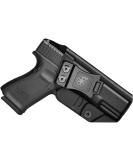 Glock 19 Holster IWB KYDEX Holster Fit: Glock 19X / 19 / 44 / 45 Holster Gen(3-5) & Glock 23 / 32 Holster Gen(3-4) Pistol | Inside Waistband | Adjustable Cant | Made in The USA by Amberide Black Right Hand Draw (IWB) - Buy Online on SooperMarket.com