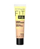 Maybelline Fit Me Tinted Moisturizer 115 - Natural Coverage Face Makeup (1 Count) - Buy Online on SooperMarket.com