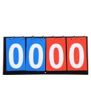 LIUSM 4-Digital Portable Table Top Scoreboard - Multi Sports Score Flipper - Buy Online on SooperMarket.com