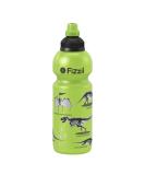 Fizzii 600ml Leak-Proof Children's Drinking Bottle - Carbonic Acid Safe Pollutant-Free Dishwasher-Safe Dino Lime Motif - Buy Online on SooperMarket.com