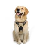 rabbitgoo dog harness medium -sized dogs anti train cuddles dog with control no pull adjustable dog harness large dogs breathable reflex stripes breast harness dog safe guidance kaki l l (1 Pack) kaki - Buy Online on SooperMarket.com