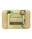 A La Maison French Almond Soap Bar - Luxurious Skincare for All Skin Types | International Shipping Available - Buy Online on SooperMarket.com