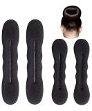 Styla Hair Magic Hair Bun Maker Sponge Easy to Use (2 Small 2 Large) Black - Buy Online on SooperMarket.com