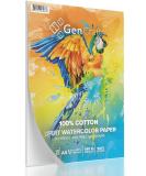 GenCrafts 100% Cotton Watercolor Paper Pad A4 - 20 Sheets - 140lb Cold Press Acid Free Sketchbook for Painting & Drawing - Buy Online on SooperMarket.com