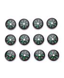 Portable Oil Filled Button Compass 12PCS - Lightweight & Stable for Hiking & Camping - Buy Online on SooperMarket.com