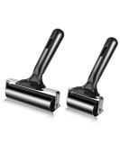 2Pcs Rubber Roller Brayer Rollers Hard Rubber 4 and 2.2 Inch for Printmaking (Black) by HRLORKC 1pack 2.2inch+1pack 4inch - Buy Online on SooperMarket.com