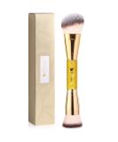 DUcare Foundation Brush Contour Makeup Brushes Double Ended Makeup Brush for Blending Liquid Powder Concealer Cream Cosmetics Blush Buffe D02 - Buy Online on SooperMarket.com