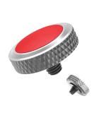 JJC Camera Soft Release Button for Fuji X-T5 X-T4 X-T3, Sony RX1R II, Leica M10, Nikon Df - Gray & Red - Buy Online on SooperMarket.com
