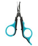 TRIXIE Pet Grooming Scissors, For Dogs and Cats, Pet Face, Nose, Ears, and Paw Hair, Round Tip, 3" ( 8cm) - Buy Online on SooperMarket.com