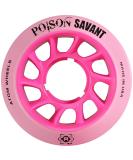 Atom Poison Savant Skate Pink Wheels - 59mm x 38mm (1 pack) - Buy Online on SooperMarket.com
