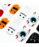 Buy Danni & Toni Gel Nail Foils - Trick or Treat UV Gel Film for Halloween | Pumpkins & Ghosts Design - Buy Online on SooperMarket.com