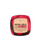 L'Or al Paris Infallible 24H Fresh Wear Foundation in a Powder Full-coverage Longwear Weightless Smooth Finish Water-proof and Transfer-proof 40 Cashmere 40 Cashmere 9 g (Pack of 1) - Buy Online on SooperMarket.com