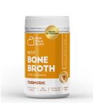 BEEF BONE BROTH CONCENTRATE Turmeric Flavor - Made from top Australian Grass-Fed Cattle - full of protein & collagen | 35 servings makes 2.25 gallons of broth | Just add water | Keto & Paleo Friendly Turmeric Bone Broth 12 - Buy Online on SooperMarket.com