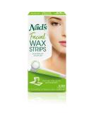 Nad's Facial Wax Strips - Hypoallergenic All Skin Types - Facial Hair Removal For Women - At Home Waxing Kit with 20 Face Wax Strips + 4 Calming Oil Wipes - Buy Online on SooperMarket.com