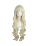 MapofBeauty 28 Inch/70 cm Charming Women Long Curly Full Hair Wig (Light Blonde) - Buy Online on SooperMarket.com