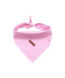 Lionet Paws Dog Bandana | Triangular Headscarf for Small Medium & Large Dogs | Pink Checkered | Pack of 1 - Buy Online on SooperMarket.com