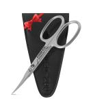 FABINOC Nail Scissors | Curved Cuticle Scissors for Dead Skin | German Quality Stainless Steel Multi-Purpose Sharp Manicure Scissors for Men & Women Cuticle Nail Scissors- Curved - Buy Online on SooperMarket.com