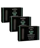 Barrel and Oak Exfoliating Bar Soap for Men - Natural Exfoliator with Charcoal Powder and Olive Stone - Sustainable Palm Oil - Deep Cleans Pores - Removes Dead Skin - 6 oz 3-Pack - Buy Online on SooperMarket.com