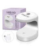 Saviland Mini Nail Lamp - 16W U V/LED Nail Dryer U V Light for Nails for Gel Nail Polish Poly Builder Nail Gel Glue Gel Nail Art Tools for Starters Home DIY Professionals Salon 1-mini Nail Lamp - Buy Online on SooperMarket.com