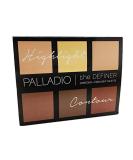 Palladio Definer Contour and Highlight Palette | Sculpt & Highlight with 6 Blendable Shades | Compact Powder with Mirror for Flawless Finish - Buy Online on SooperMarket.com