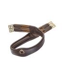 Buy SUNRIDE Leather Saddle Girth Soho - Anatomical Design D-Ring for Auxiliary Reins 135 cm Brown | International Shipping - Buy Online on SooperMarket.com