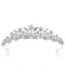 Rhinestone Crystal Tiara Headband Queen Princess Crown for Women - Silver - Buy Online on SooperMarket.com