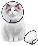 Super collar for pets for pets protective collar neck collars made of plastic special protection for cats Small dogs XS XS (Neck: 9.8 11.2 ") White - Buy Online on SooperMarket.com