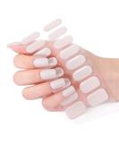 16 PCs Purple Gel Nail Polish Stickers - Full Wraps & Cured Gel Nail Strips for Women & Girls | BSG-0295 - Buy Online on SooperMarket.com