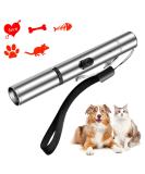 ISAKEN Cat Chaser Toys LED Light Pointer Pen USB Rechargeable Interactive Cat Toy with 5 Patterns Cats Tracker Wand Cat Red Dot Toy Training Exercise Tool for Indoor Cats Kitten - Buy Online on SooperMarket.com