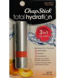 ChapStick Total Hydration Sweet Peach Lip Balm - Triple Action Hydrating Lip Care 0.12 Oz - International Shipping Available - Buy Online on SooperMarket.com