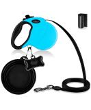 Etaccu Rollerin Retractable Dog Leash - 5m Reflective Non-Slip Handle One-Button Block For Medium & Large Dogs Up to 50kg (Blue) - International Shipping Available - Buy Online on SooperMarket.com