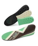 Dynwalker increase insoles shoe insert height-enlarged invisible 3 layer 3-7.5 cm breathable and soft massage anti-slip unisex adjustable for all types of shoes L green L: (men 39-44) - Buy Online on SooperMarket.com