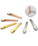 Tekson 6 Pieces Metal Cosmetic Skincare Spatula, Mini Mask facial Reusable Scoop, Makeup Beauty Spoons for Cream, Lotions, Moisturizers (Rose Gold, Gold, Silver) Rose Gold+Gold+Silver - Buy Online on SooperMarket.com