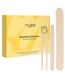 Mylee Assorted Disposable Wooden Waxing Spatulas Pack of 200 Smooth & Natural Wooden Sticks 4 Sizes for Precision Hair Removal Soft or Hard Wax Applicator for Body Face Eyebrow Legs Bikini - Buy Online on SooperMarket.com