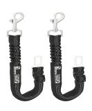 Dog Seat Belts for Cars UK 2 Pack Premium Car Seat Belt for Dogs Cats Pets Adjustable Safety Heavy Duty Elastic Lead Harness for Cars with Elastic Nylon Bungee Buffer (Black) - Buy Online on SooperMarket.com