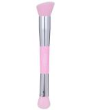 Foundation Makeup Brush - Buffing Blending Highlight Contouring. Contour Brush for use with Cream Powder Blush Liquid Foundation Concealer Primer Bronzer. Double Ended Make up Brush Pink  - Buy Online on SooperMarket.com