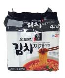 GS Retail Omori Kimchi Stew Ramyun Korean Hot Spicy Noodles Ramen 160g (Pack Of 4) - Buy Online on SooperMarket.com