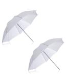 Neewer 2 Pack 33"/84cm White Translucent Soft Umbrella for Photo and Video Studio Shooting - Buy Online on SooperMarket.com