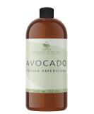 100% Pure Avocado Oil - Unrefined Cold Pressed Non-GMO | 32 oz Bulk Carrier for Skin Hair Nails & Body - Vegan & Fair Trade - Buy Online on SooperMarket.com